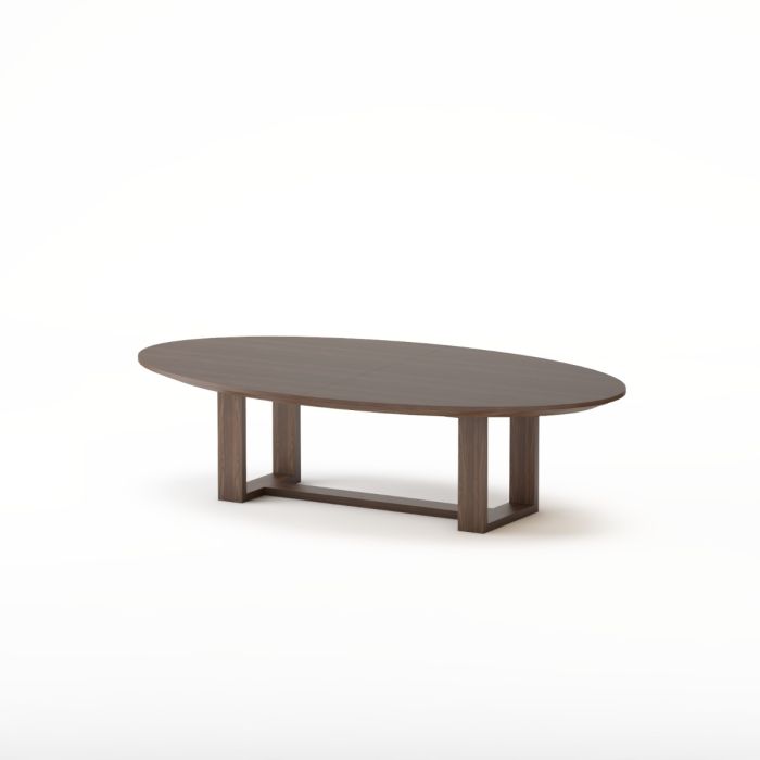 Mesa de comedor ovalada Santillana U Madera